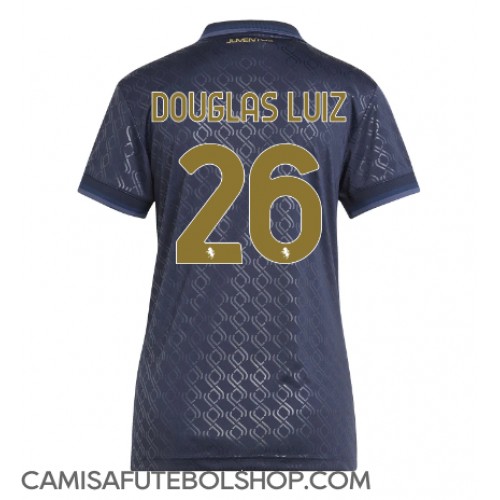 Camisa de time de futebol Juventus Douglas Luiz #26 Replicas 3º Equipamento Feminina 2024-25 Manga Curta